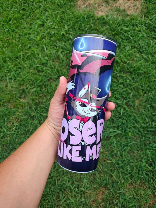 Hazbin Hotel - Angel Dust and Husk - "Loser Like Me" Tumbler